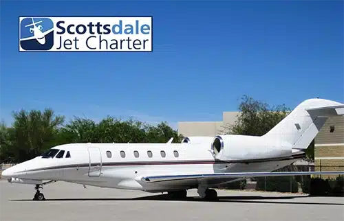 Scottsdale Charter Jet on Tarmac